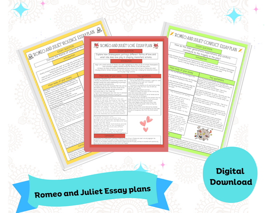 Romeo and Juliet 5 point essay plans